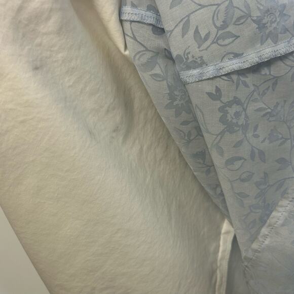 Laura Ashley Rare Vintage Cottage Core Floral Blue Maxi Dress Size 6 - Picture 10 of 10